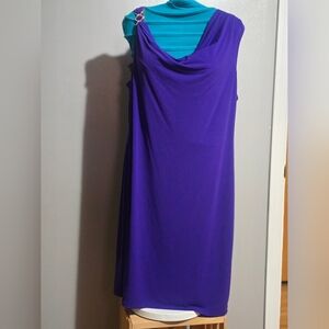 Ivanka Trump Purple Cocktail Dress Womans Size 16
